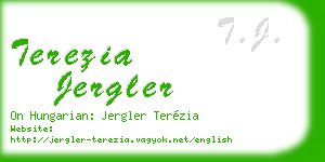 terezia jergler business card